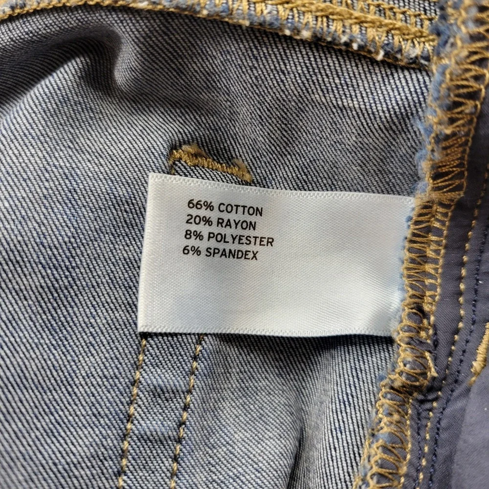 Duluth Pull On skinny blue jeans size 10